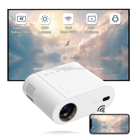 Portatil Smart Android Mobile Phone 3D LCD Video Full HD 1080P LED Home  Theater WiFi Mini