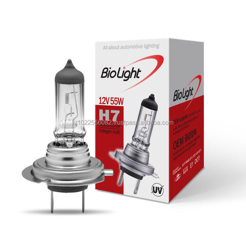 Buy Standard Quality South Korea Wholesale [biolight] Korea High Quality H7  12v 55w Automotive Car Halogen Light Bulbs Clear Bulb $0.1 Direct from  Factory at BIOLIGHT CO., LTD