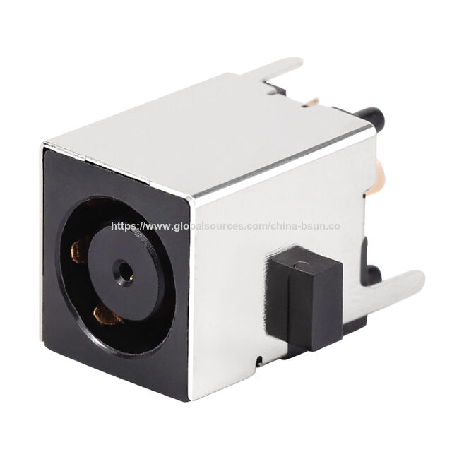 DC-Netzbuchse, Stromanschluss, Starkstrom, Hochstrom, 20V 12A, Vertikale Bauform, 180 DIP, Metallgehäuse, 6 Pins DC02160 - Leistungsstarker DC-Steckverbinder für Industrieanwendungen for sale at factory direct price