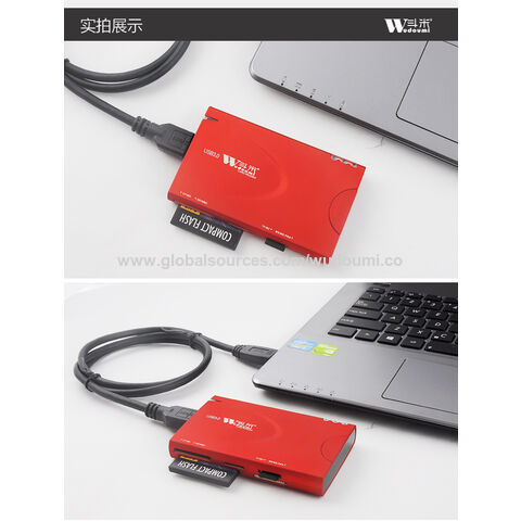 Leitor de Cartões 5 em 1 SD TF MS M2 CF, Adaptador Multi USB C 3.0 para Fotos de Câmera, Cartões SD TF MS CF Compact Flash UHS-I para PC for sale at factory direct price