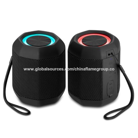 Buy Wholesale China 2023high Sound Quality Portable Ipx7 10w Bluetooth  Wireless Waterproof Speaker With Led Light Tws For Outdoor Camping  Activities & Speaker at USD 12.8