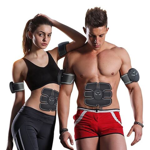 EMS Abdominal Muscle Toning Trainer ABS Stimulator Core Toner Fitness Gym  Belt