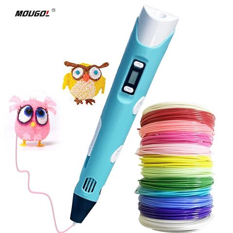 DIY 3D Printing Pen Drawing 3D Pens Educational Toy With LCD Screen PLA  Filament Pen for Children Gift DIY Drawing Printing Pen