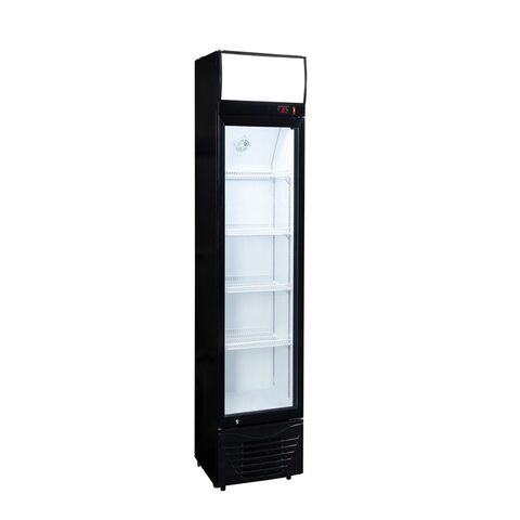 Vertical Glass Door Refrigerator Milk Beer Beverage Display Fridge Cold ...