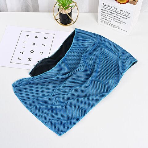 Serviette de refroidissement rapide, serviette glacée imprimée pour extérieur, fitness, serviette froide blanche for sale at factory direct price