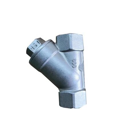 Durable ductile iron Y type filter and strainer with flange