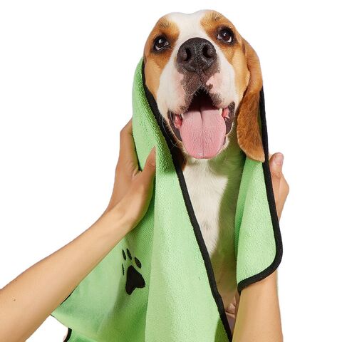 Serviette de douche super absorbante pour chien, offre spéciale