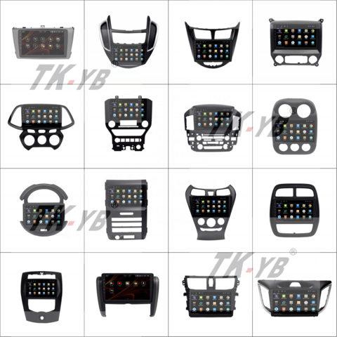 Car Dvd Player Frame For Peugeot 206 9