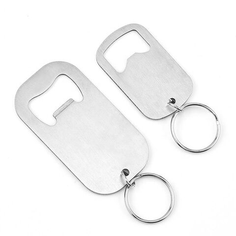 Color Mini Bottle Opener Metal Beer Drink Can Opener Keychain Small  Practical Flat Portable Bottle Opener