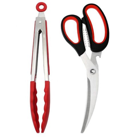 Buy Wholesale China Oem Wholesale Korean Barbecue Scissors With Bbq Clip  Bbq Tongs Stainless Steel Kitchen Scissors Kitchen Shearspopular & Kitchen  Shears at USD 1.65