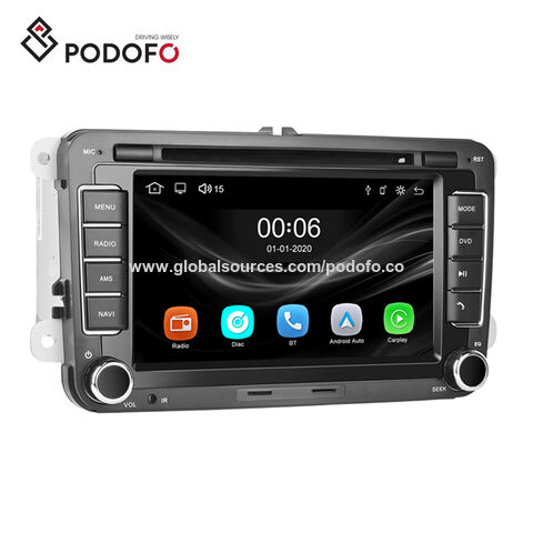 Android 10.0 Car Radio for 6.2 Single Din Head Unit with Physical Buttons