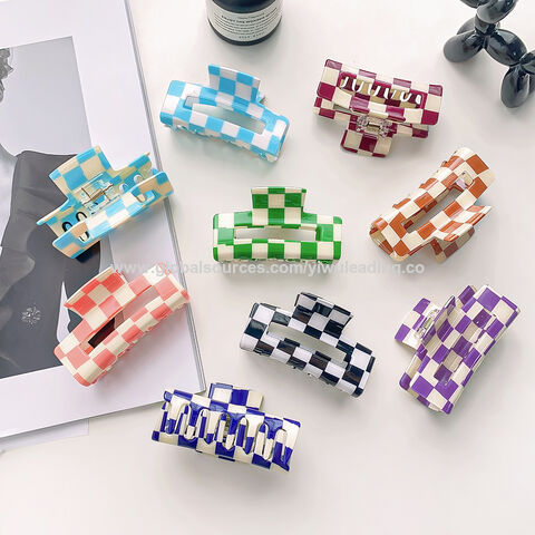 Womens Large Hair Claw Acrylic Hair Clip Shark Clip Barrette Hair  Accessories