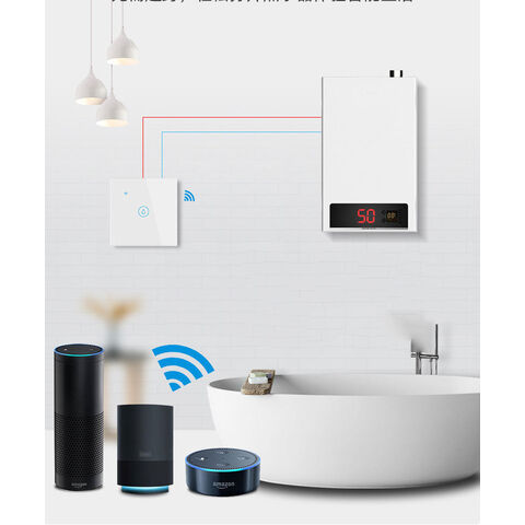Interruptor WiFi para Aquecedor de Água, Interruptor de Toque com Controle por APP e Função Timer para Banheiro, Interruptor Inteligente for sale at factory direct price