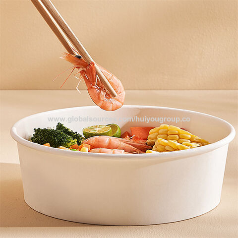 Bowl for Dessert Noodles Soup Salad Paper Bowl-Keep Food Fresh and Ready to  Eat - China Salad Bowl and Paper Bowl price