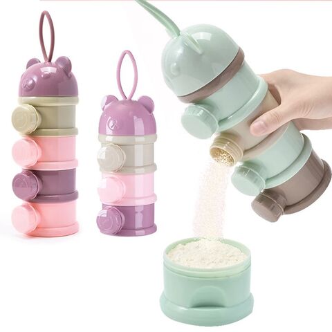 3pcs Stackable Baby Food Storage Containers Infant Milk Powder