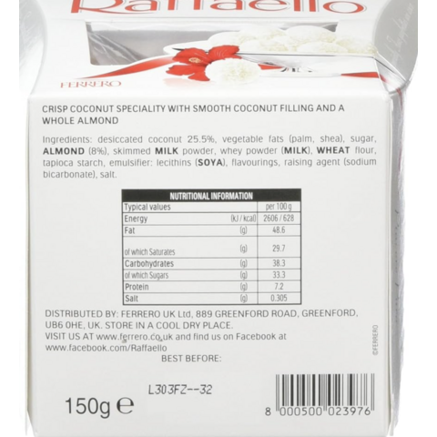 Raffaello Chocolat 150g