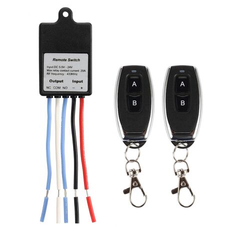 Taidacent Mini 5v 12v 24v 30v Rf 433mhz 1ch Door Led Lamp Remote ...
