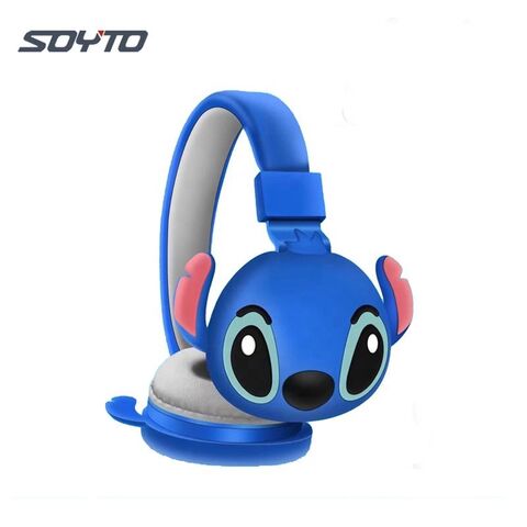 Shuoyin 2023 AH806 stitch wireless headset mario bro bros kids headphone cute cartoon earphones BT earphone headphones for for sale at factory direct price