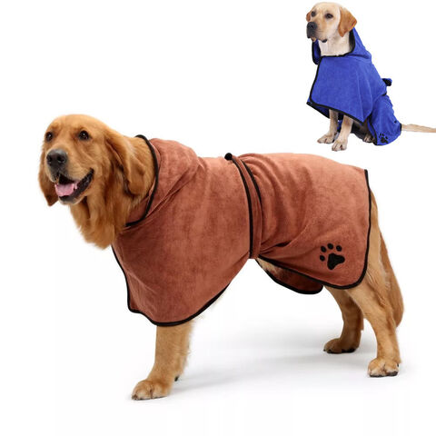 Microfiber dog best sale drying coat