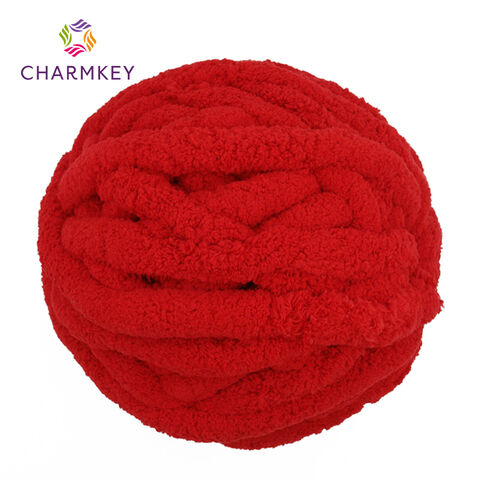 Buy Wholesale China Colorful Bulky Soft Chunky Yarn Chenille For