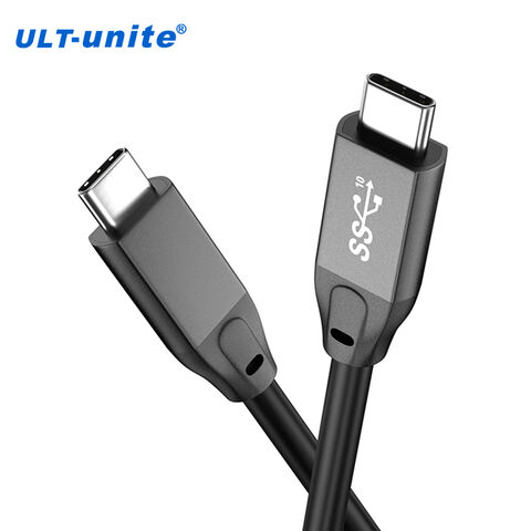 Câble USB-C vers USB-C Fast-X 100W/5A (2 mètres) 10Gbps - Blanc
