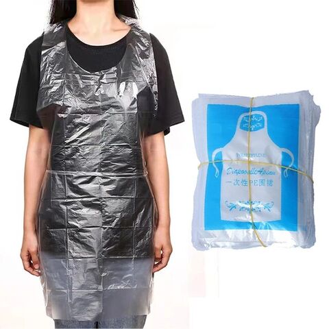 100Pcs Disposable Plastic Aprons Waterproof Aprons For Cooking Painting Hairdressing (23.6X 38.5Inch - View #6