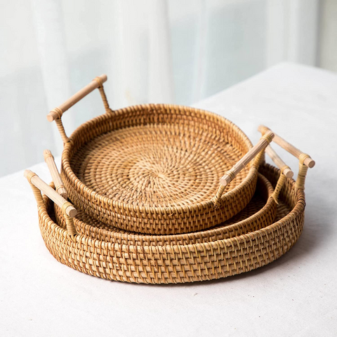 Buy Wholesale China Storage Container For Bread Woven Organizer Wicker ...