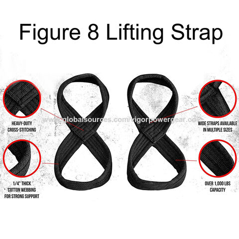 Gym Weight Lifting Straps - 24 Wrist Wraps Wrist Straps for Weightlifting Men & Women, Home Gym Deadlift Straps with Thick Protection Pad for