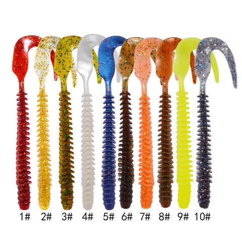 Buy Wholesale China Fishing 105mm 3.2g Long Tail Grubs Lure
