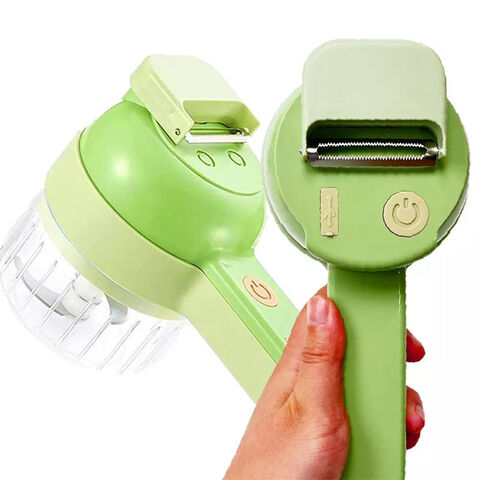 4 in 1 Handheld Electric Vegetable Cutter Set, Mini Hand-held