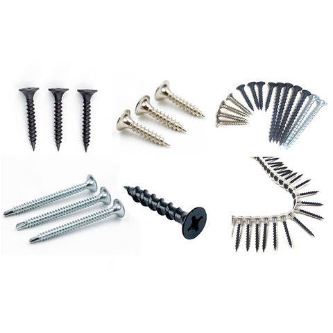 200 pcs Nickel Plated Tip Screws Pointed Cross Slot Leather