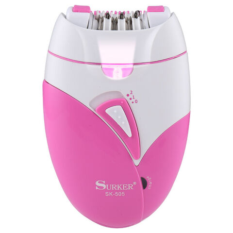 Surker Portable Epilator Usb Rechargeable Epilator With Light Smart ...