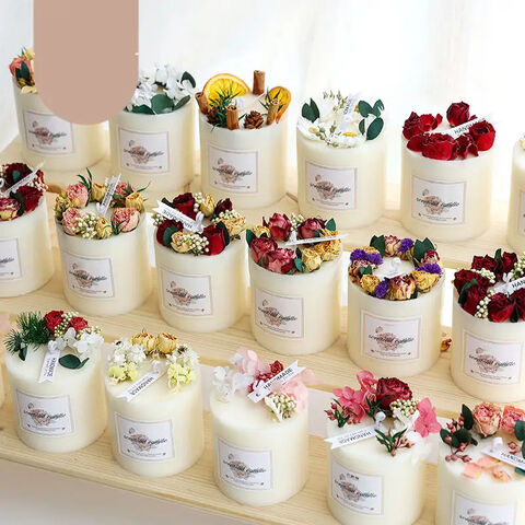 Buy Wholesale China Private Label Vegan Flower Aromatherapy Candles Soy ...
