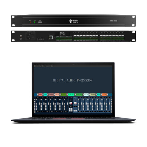 Professional 8 Channels Audio Mixer Powerful 31-band Equalization With ...