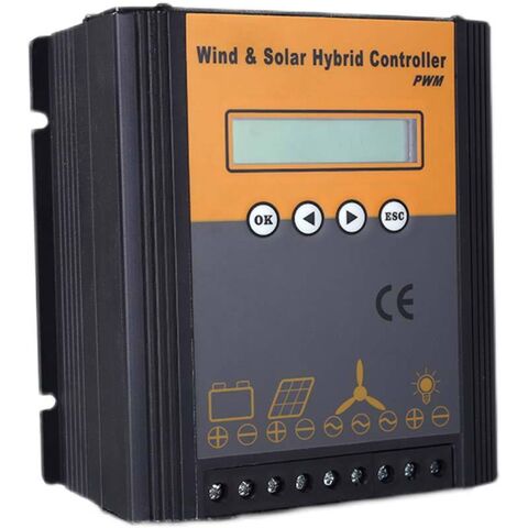 Small Wind-solar Complementary Equipment for Wind Turbine; 220V on-board  solar DC charger.