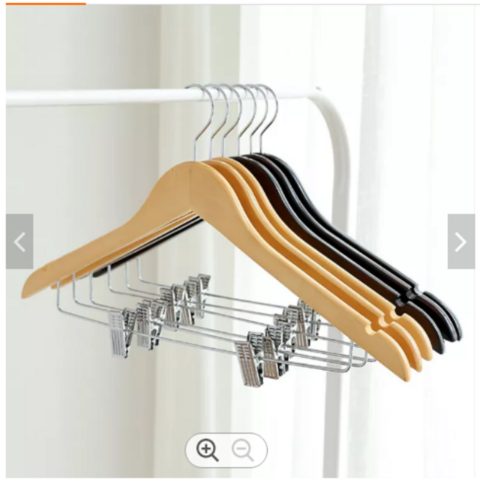 Buy Wholesale China High Quality A Grade Wooden Coat Hangers Black