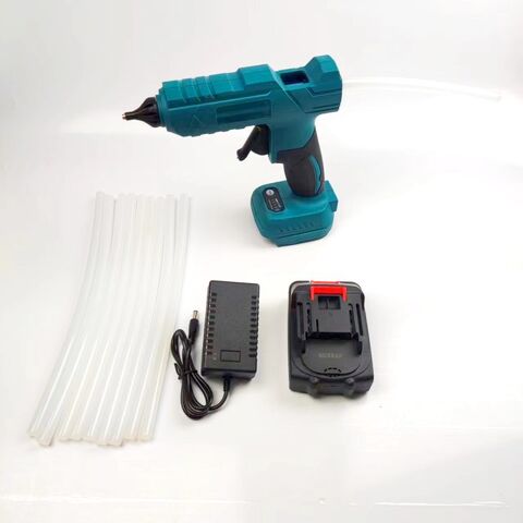 High Quality Cordless Rechargeable Hot Melt Glue Gun 100W Power Battery  Glue Gun - China Cordless Glue Gun, Rechargeable Hot Glue Gun