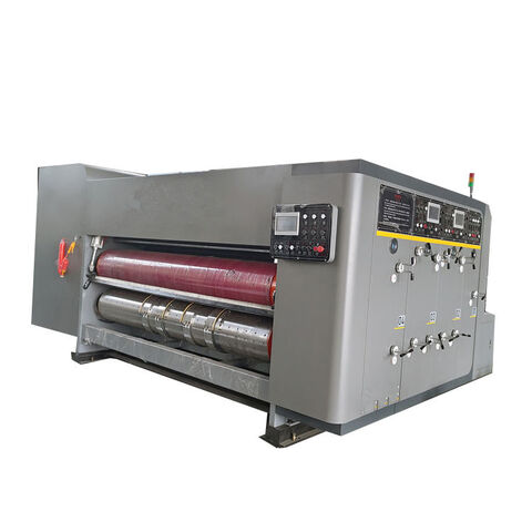 Rotary die cutting machine for corrugated carton and box