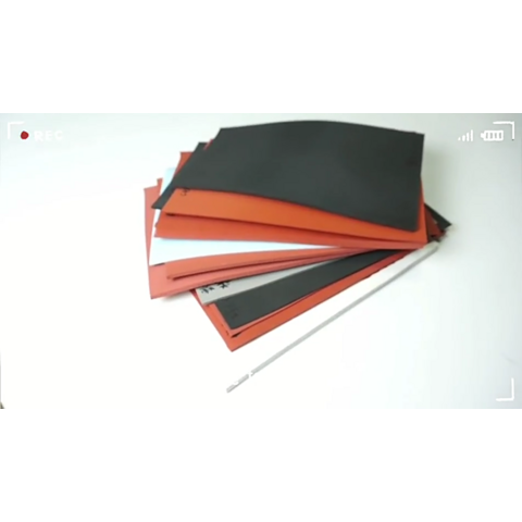 Buy Thin Silicone Rubber Sheet 0.3mm 0.5mm 1mm Thickness Silver