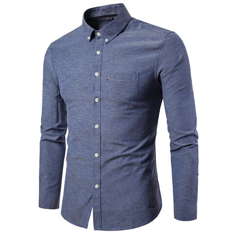 Compre F brica Delgada Camisa De Manga Larga Oxford Gran Tama o Ocasional Del Verano Para Los Hombres Camisas Trabajo Formal y Camisas Casuales De Manga Larga Para Hombre de China por 6.9 USD Global