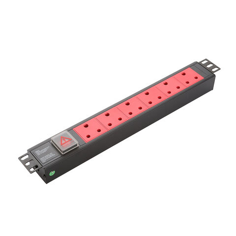 Unit distribusi daya (PDU)19 "8 cara outlet tipe Afrika Selatan PDU dengan Tiga Perlindungan lonjakan lampu PDU AS for sale at factory direct price