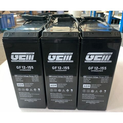 Buy Wholesale China Vrla Agm Solar Batteries 12v 155ah Fornt