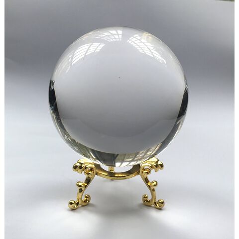 Lente de Cristal K9 de 60mm de Máxima Calidad para Fotografía con Soporte Dorado - Lensball al por mayor