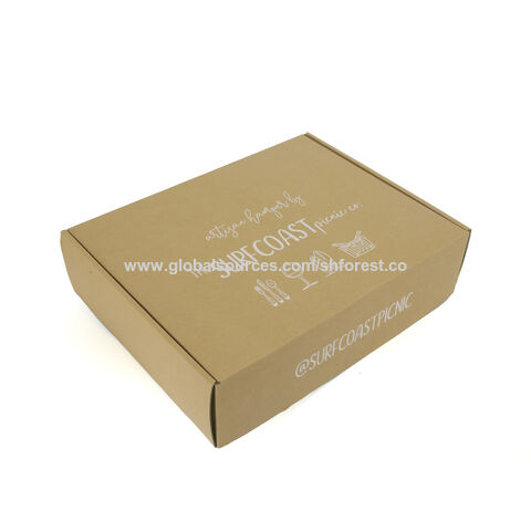 Free Sample Custom Logo Clothes Shoes Packaging Postal Kraft Paper ...