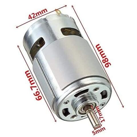 Shunli Custom 775 DC 12V-24V 4500-8000RPM PMDC Electric Brush Brushless DC Motor Torque High Power Low Noise DC Motor for sale at factory direct price