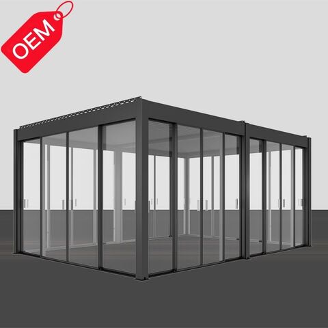 3x3 3x4 4x4 6x4m Outdoor Bioclimatic Aluminum Louvered Pergola Villa Cheap  Prefab Modular House Other Prefab Housespopular - Explore China Wholesale  Modern Patio Waterproof Bioclimatica Aluminium and Waterproof Pergola Roof  Ideas Custom