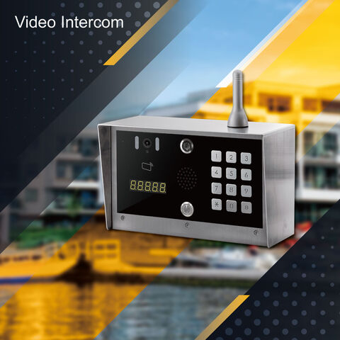 Intercomunicador de vídeo para puerta LTE/3G con detección humanoide for sale at factory direct price