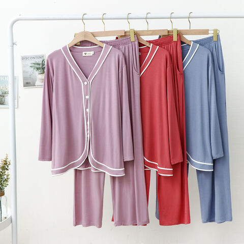 Bulk Buy China Wholesale Women's Nightwear Men's Pajamas Cotton