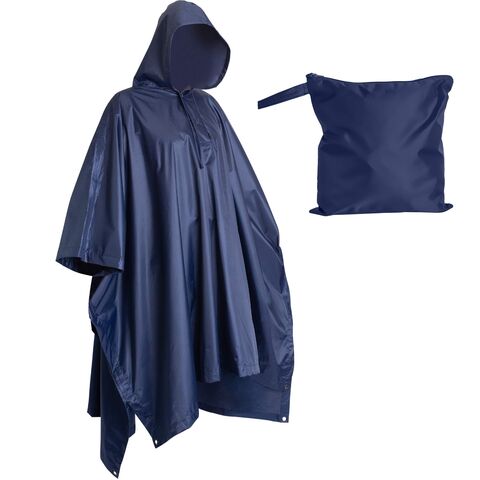 Chubasquero reutilizable para hombre y mujer, Poncho Impermeable de EVA,  cubierta de plástico con capucha, a la moda - AliExpress