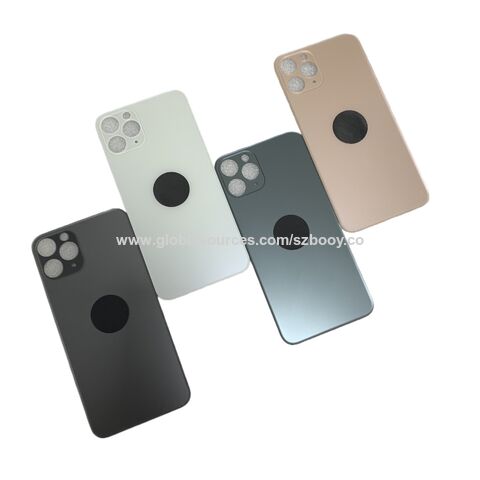 Vente en gros de pièces de rechange pour téléphones portables iPhone 11 Pro : coque avec grand trou, cache arrière en verre pour iPhone 11 Pro Max for sale at factory direct price